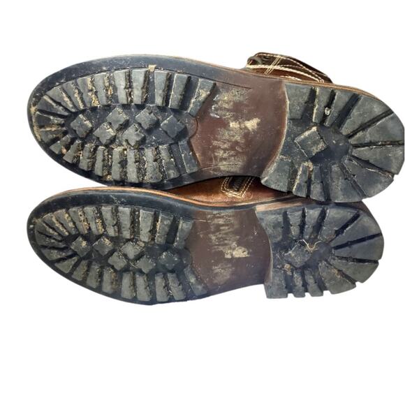 Crevo Camden 226 Men's Brown Leather Work Boots Chestnut US Size 9.5 - Picture 7 of 9